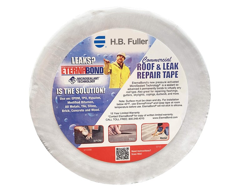 EternaBond RoofSeal White 1.5" x50' MicroSealant UV Stable RV Roof Seal Repair Tape | 35 mil Total Thickness - EB-RW014-50R - One-Step Durable, Waterproof and Airtight Sealant - Image 1